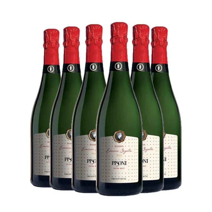 Brut Trento Doc Riserva Erminia Segalla 2015 – Pisoni Kit 6 Bottiglie 6X20PIBTES15B