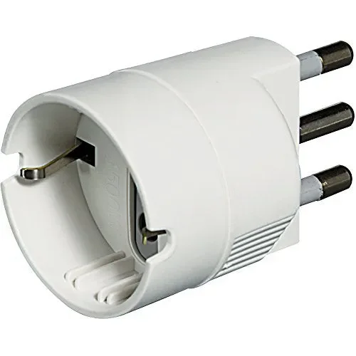BTicino S3624DE Adattatore presa tedesca, Bianco, 16A