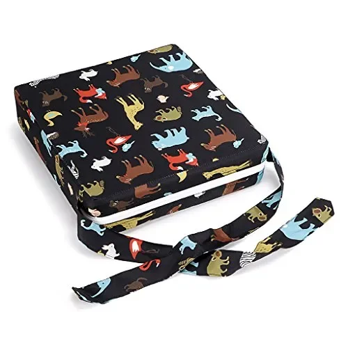 Btsky bambino infantili Kid smontabile rialzo regolabile Black+ Animal