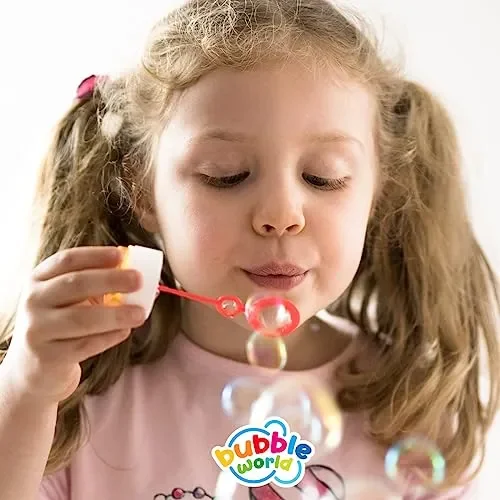 Bubble Word – Ricarica per Bolle di Sapone – 1L – Liquido Pronto all’Uso per giocabolle – Ipoallergenico – Senza Kathon e Privo di Glutine – Made in Italy, da 3 anni in su - immagine 3