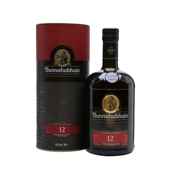Bunna hab Hain 12 anni di Islay Single Malt Scotch Whisky, 700 ml
