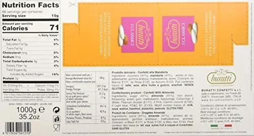Buratti Confetti alla Mandorla Intera Bianchi – 1000 g - immagine 2