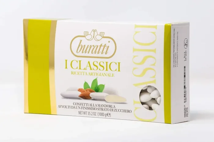 Buratti Confetti alla Mandorla Intera Bianchi – 1000 g - immagine 2