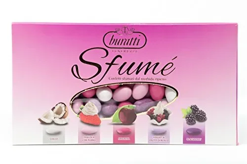 Buratti Confetti con Mandorle Tostate Ricoperte di Cioccolato, Bianco ai… - immagine 2