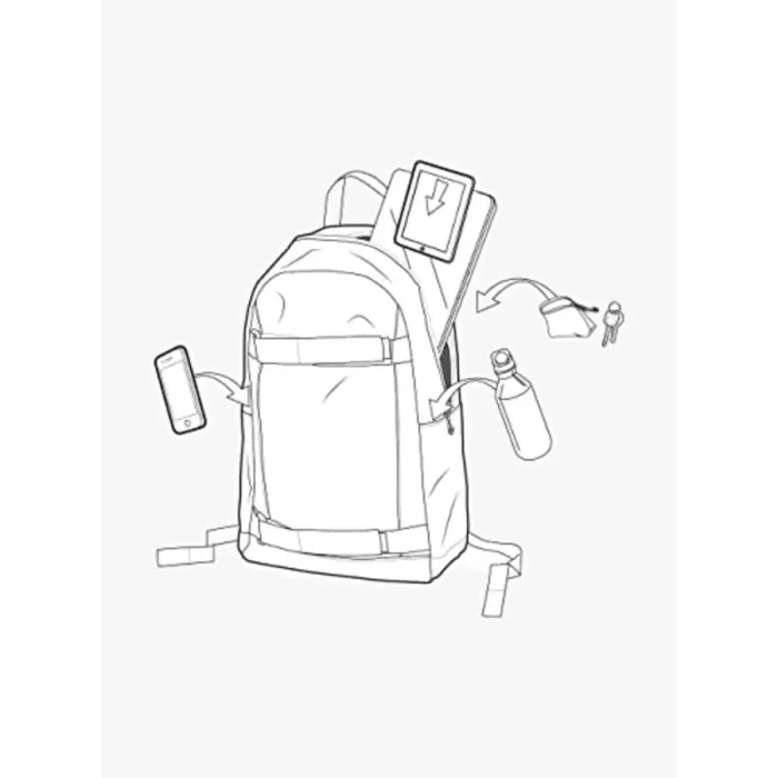 Burton Emphasis 2.0, Zaino Unisex Adulto, True Black - immagine 2