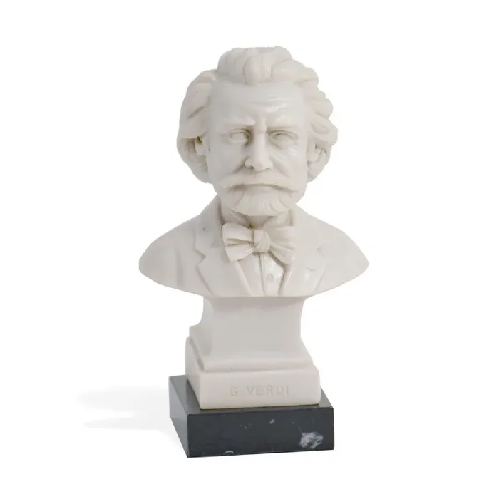 Busto in marmo di Giuseppe Verdi