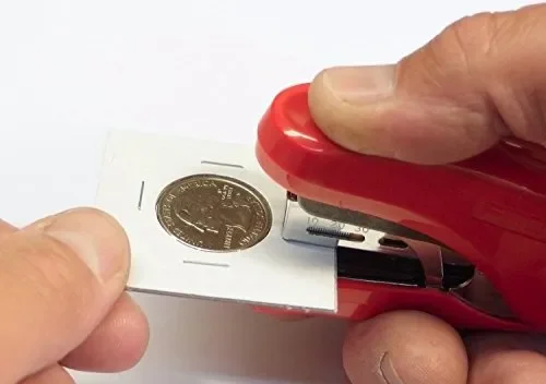 byou Cartoncini per Monete,Cardboard Coin Holder 100 pezzi 50 * 25mm+31.5mm - immagine 2