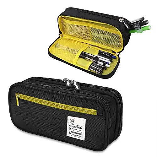 C100AE Astuccio di grande capacità, Portatile Portapenne con nero