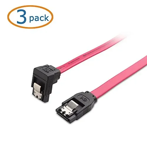 Cable Matters Pacco da 3 Cavo SATA III Angolo retto 90 Gradi-Rossa Online ora - immagine 2