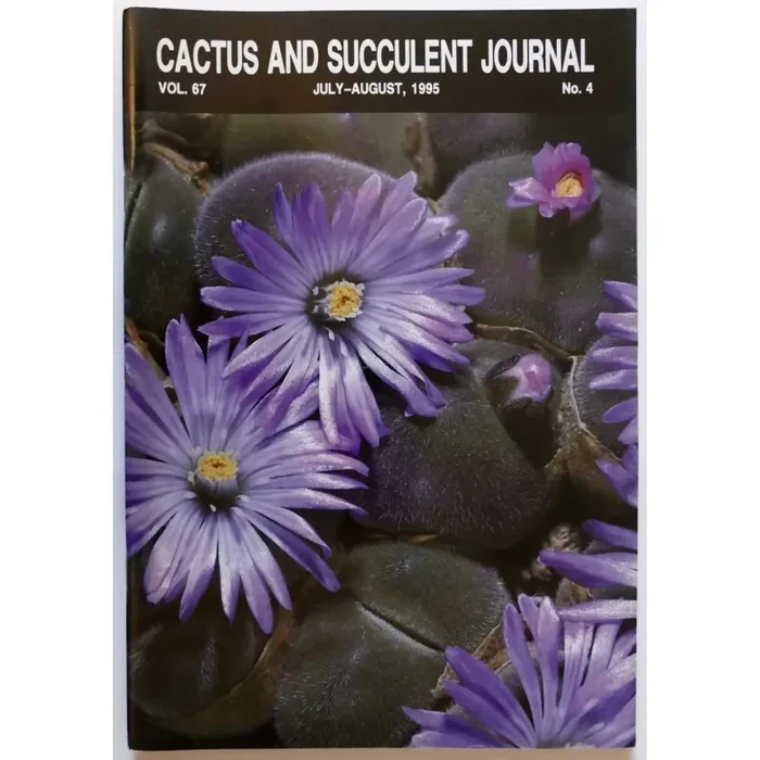 Cactus and Succulent Journal N.4 vol. 67 JULY-AUGUST, 1995 Sconti