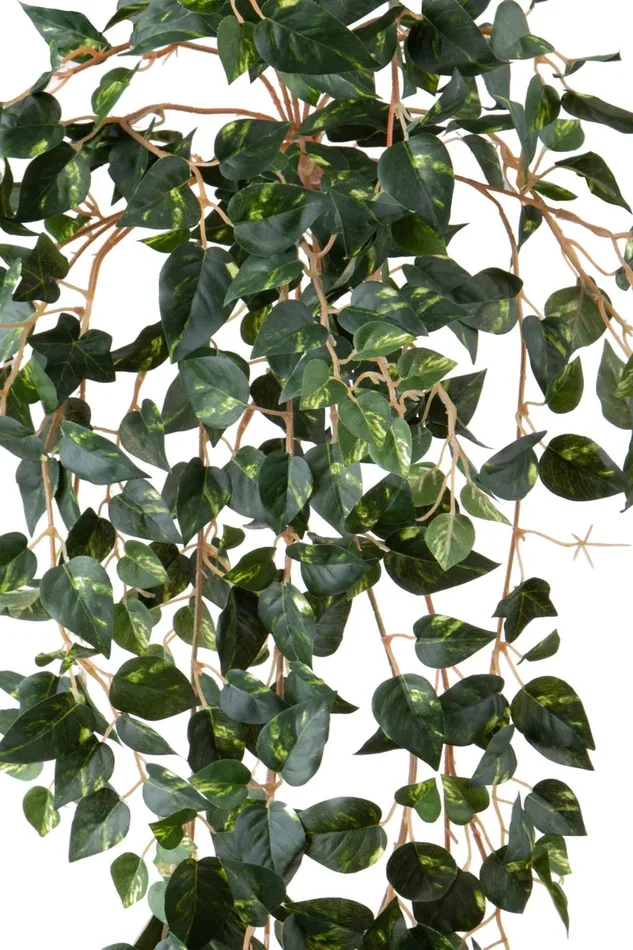 Cadente Mini Potus Artificiale con 498 Foglie H90 cm Verde - immagine 2