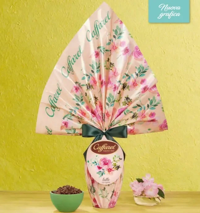Caffarel Uovo Prato in Fiore Latte o Fondente 230 Gr 1 Pz