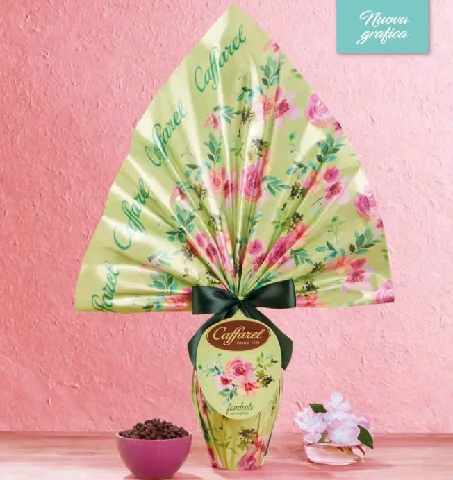 Caffarel Uovo Prato in Fiore Latte o Fondente 230 Gr 1 Pz - immagine 2