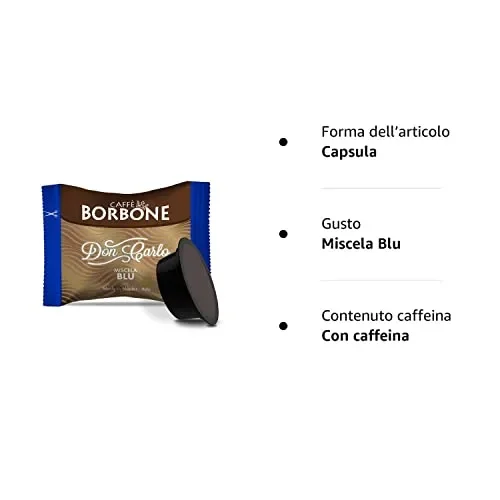 Caffè Borbone Don Carlo, Miscela Blu – 100 Capsule, Compatibili con Macchine Lavazza - immagine 2
