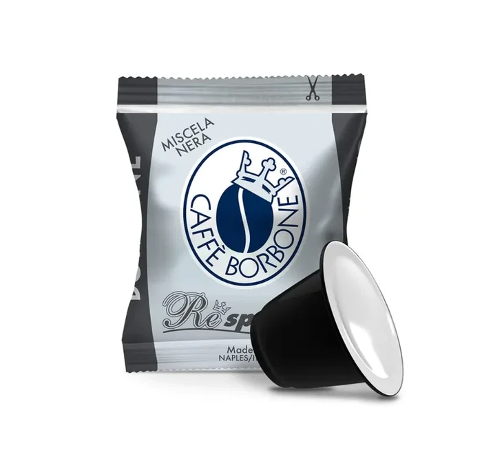 Caffè Borbone Respresso, Miscela Nera – 100 Capsule – Compatibili con le Macchine ad uso domestico Nespresso* Saldi