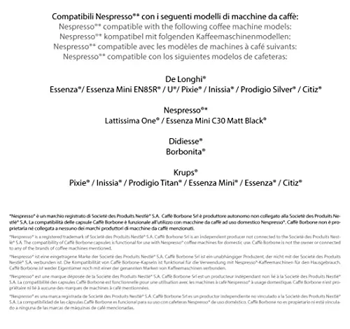 Caffè Borbone Respresso, Miscela Nera – 100 Capsule – Compatibili con le Macchine ad uso domestico Nespresso* Saldi - immagine 2