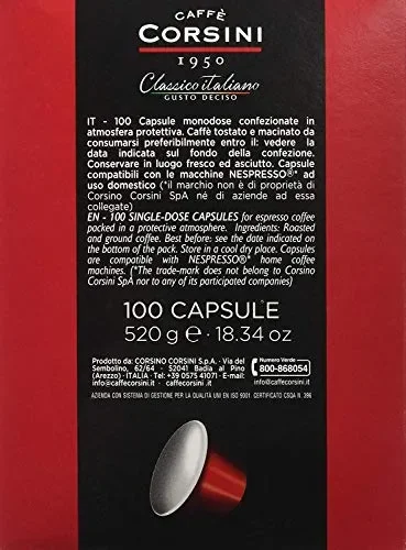 Caffè Corsini Dcc190 – Classico Italiano Miscela di in Capsule… - immagine 3