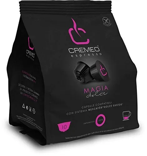 Caffè Cremeo – 100 Capsule Compatibili con 10 Unità (Confezione da 10)