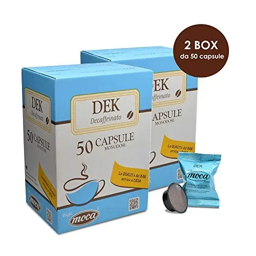 Caffè Moca Capsule Compatibili Lavazza A Modo Mio Decaffeinato – 100… - immagine 2