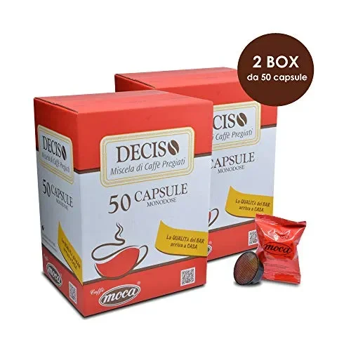 Caffè Moca Capsule Compatibili Lavazza A Modo Mio Deciso – 100 - immagine 2