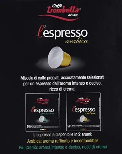 Caffè Trombetta L’Espresso Arabica – Confezione da 50 Capsule - immagine 3