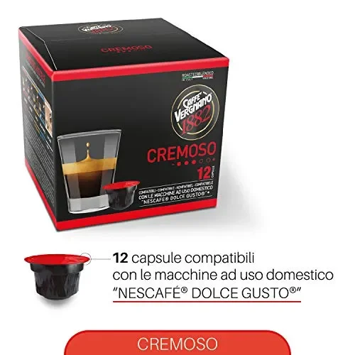 Caffè Vergnano 1882 Capsule Compatibili Nescafé Dolce Gusto, Cremoso Online - immagine 2