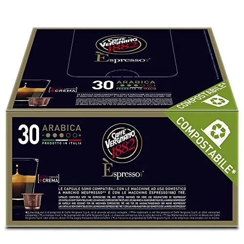 Caffè Vergnano 1882 Èspresso Capsule Compatibili Nespresso, Arabica -… - immagine 3