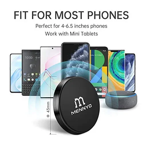 Calamite per cellulare auto, Supporto telefono auto con Placche 1 pack - immagine 3