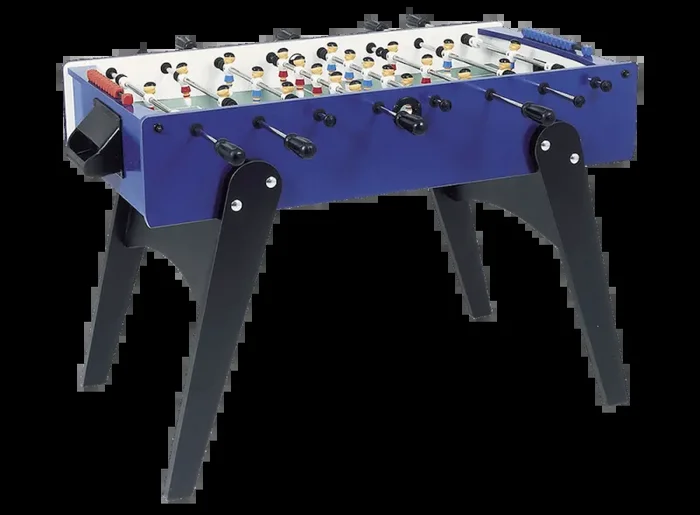 Calciobalilla in Mdf Blu con Aste Uscenti Garlando F-10 Moda