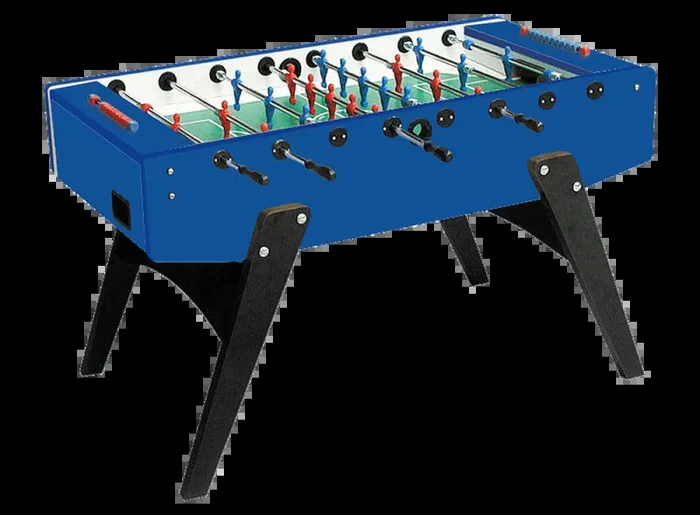 Calciobalilla in Mdf Blu con Aste Uscenti Garlando G-2000