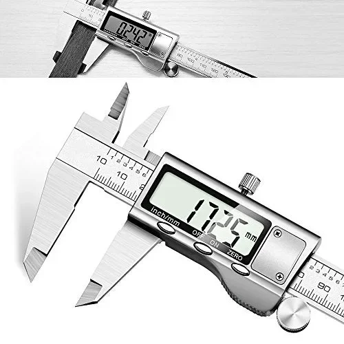 Calibro Digitale – JUNING Caliper metrico da 150mm elettronico in acciaio A
