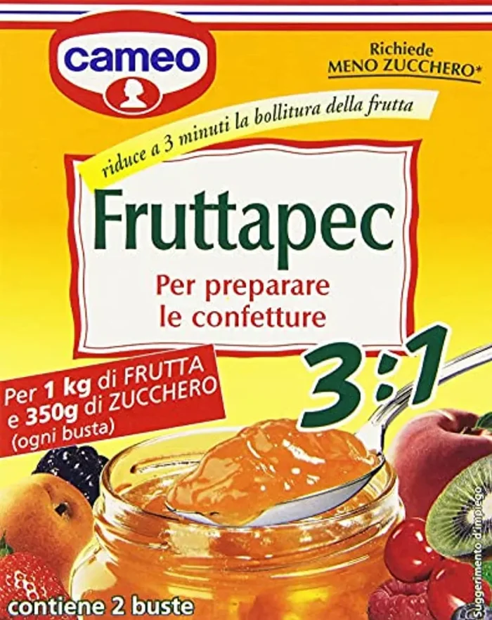 Cameo Fruttapec 3:1 per Confetture, 2 Bustine da 25 g, 50 g In saldo