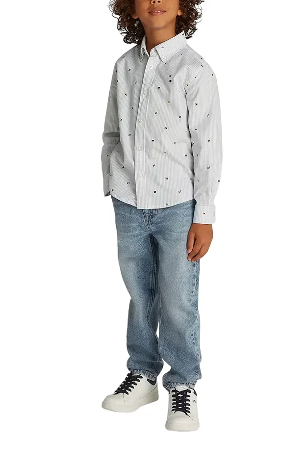 Camicia Bimbo Tommy Hilfiger Art KB0KB09555