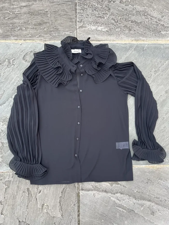 CAMICIA CON ROUGE 100% VISCOSA - immagine 3