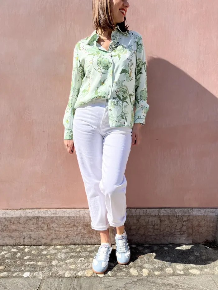 CAMICIA FANTASIA FLOREALE 25502 - immagine 2