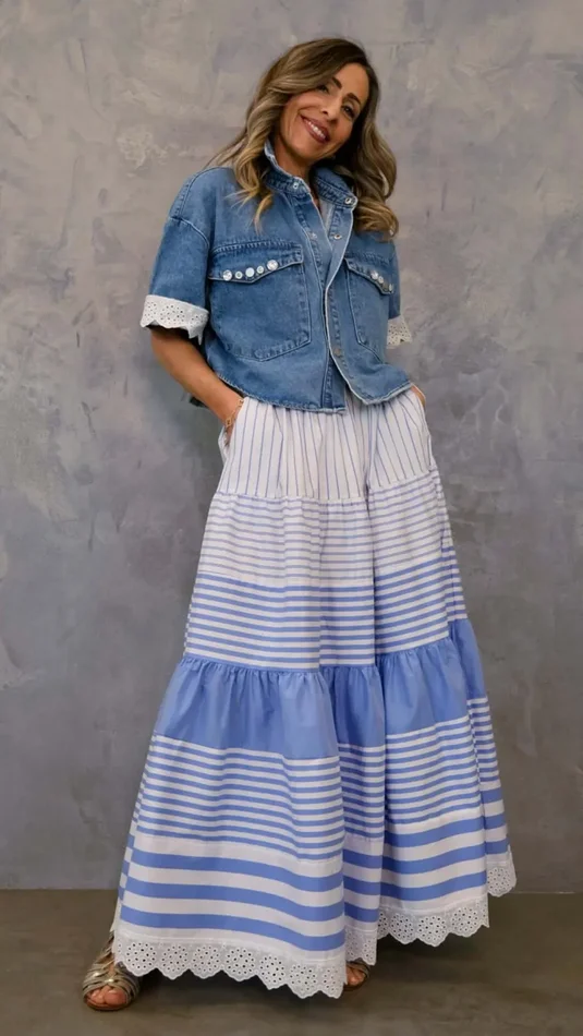 CAMICIA JEANS MEZZA MANICA