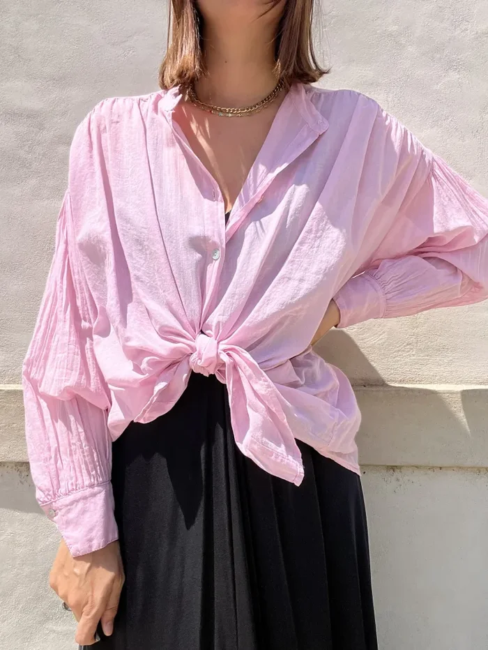 CAMICIA MUSSOLA CON NODO