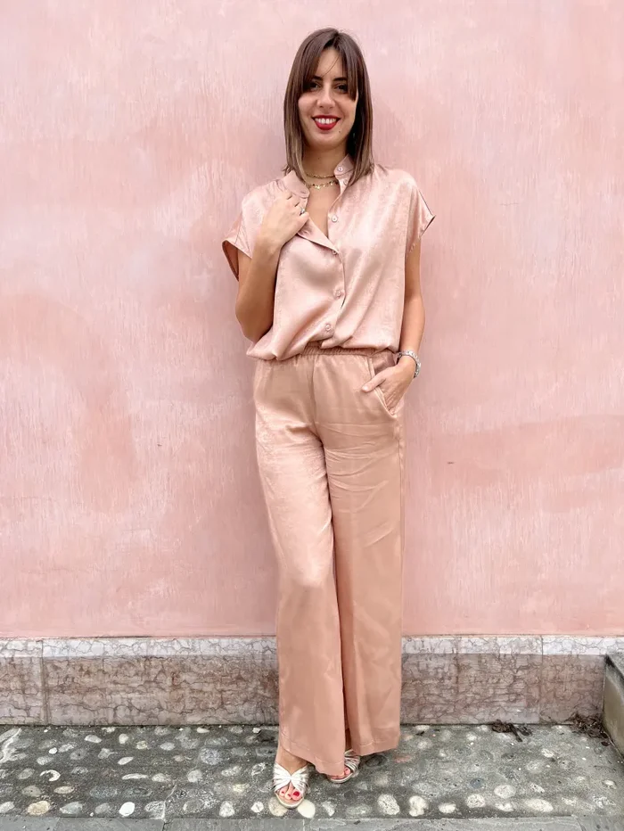 CAMICIA SMANICATA LAMINATA - immagine 2