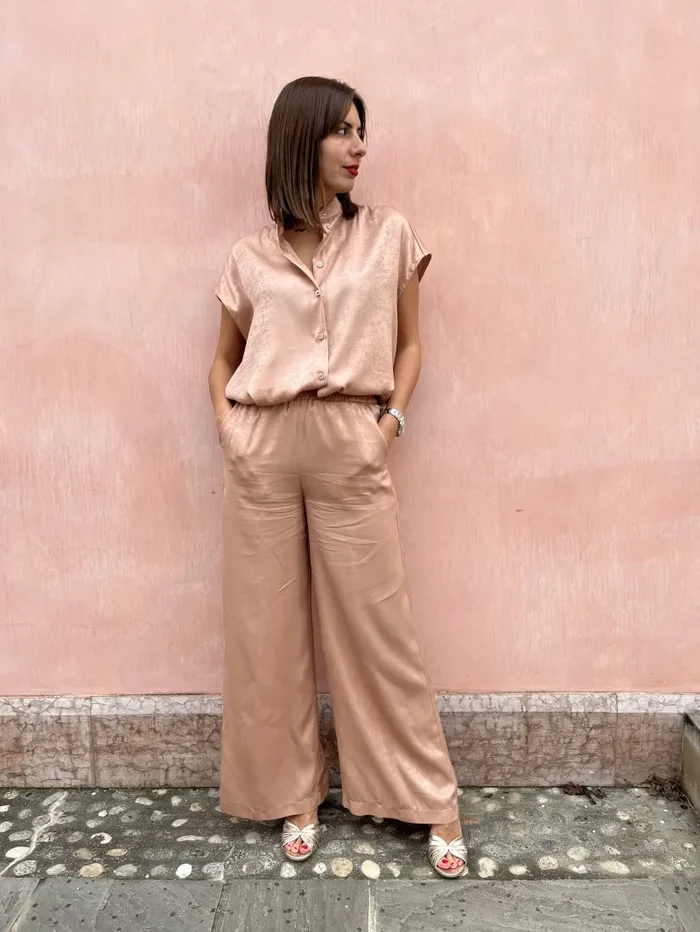 CAMICIA SMANICATA LAMINATA - immagine 3