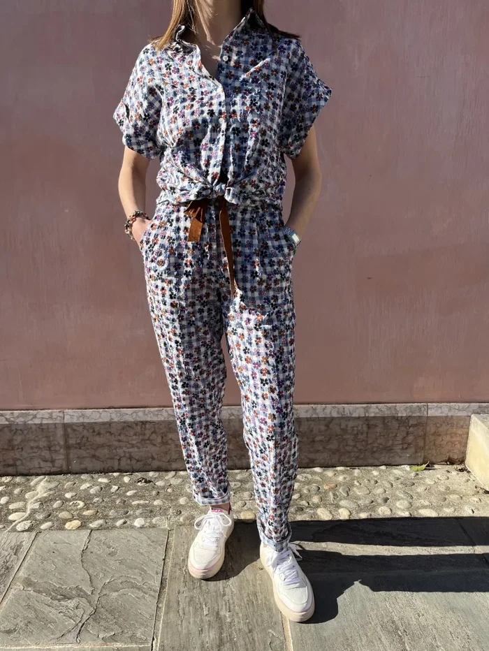 CAMICIA STAMPA FIORI DIXIE