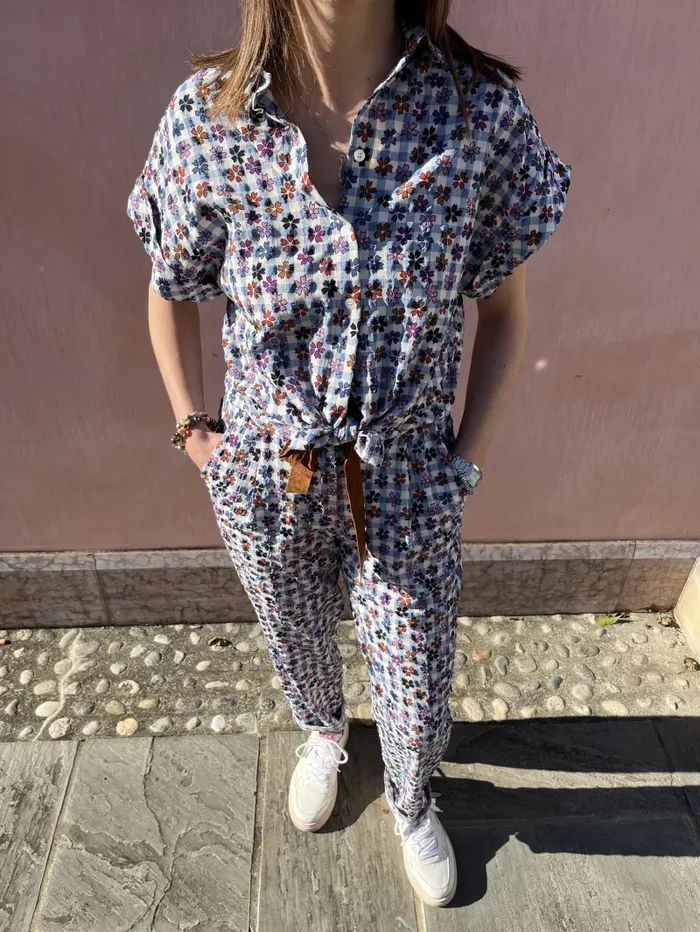 CAMICIA STAMPA FIORI DIXIE - immagine 3