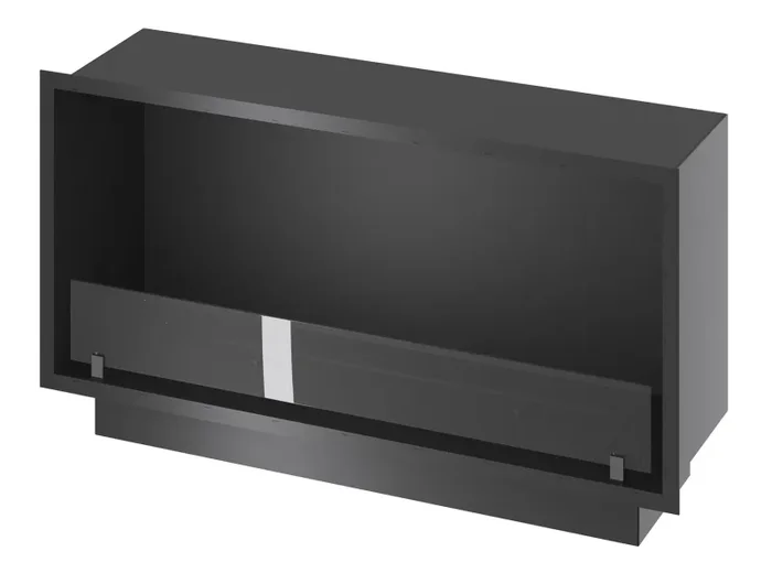 Camino a Bioetanolo da Incasso 104,4×59,4×30 cm Inside 1000 Slim Nero con Vetro Online - immagine 3