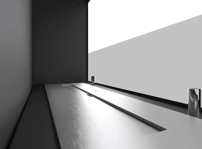 Camino a Bioetanolo da Incasso 60×45 cm Corner 600 Left Nero - immagine 3