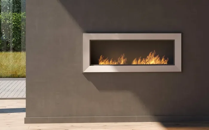 Camino a Bioetanolo da Parete 120×49 cm Frame 1200 Nero - immagine 3