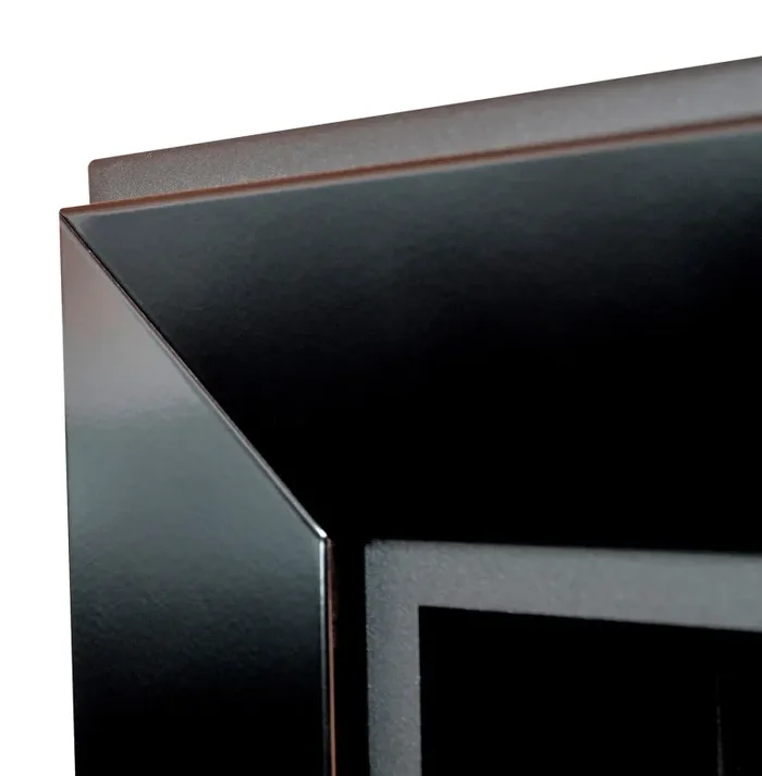 Camino a Bioetanolo da Parete 180×49 cm Frame 1800 Nero - immagine 3