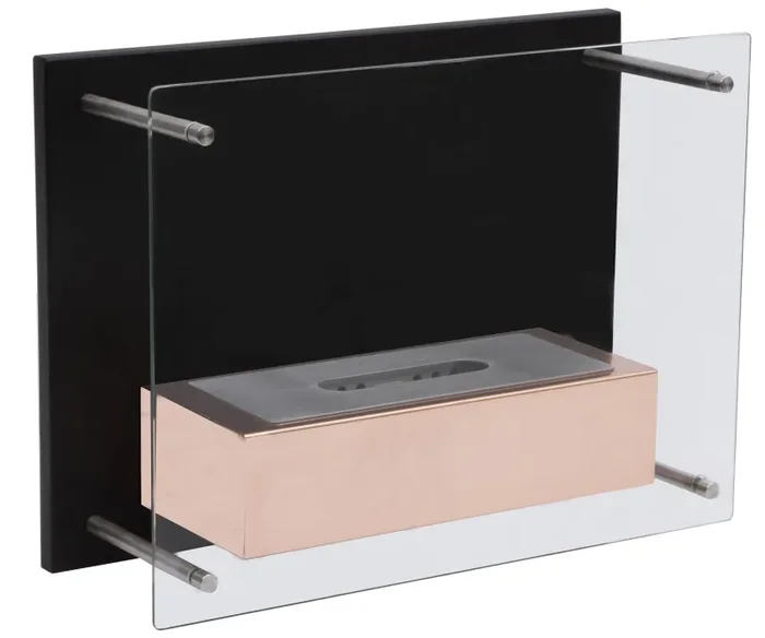 Camino a Bioetanolo da Parete 45x34x16 cm Vannini Fuchs Junior Rosè - immagine 2