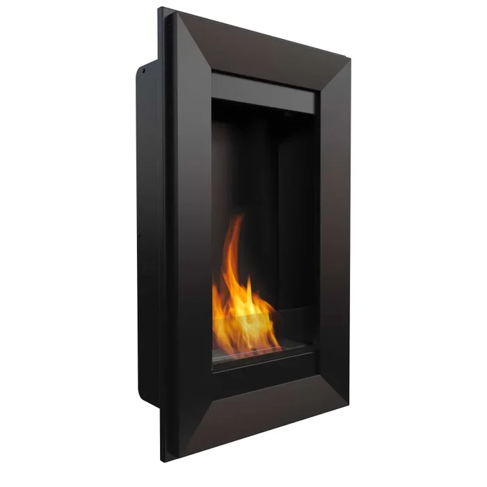 Camino a Bioetanolo da Parete 46×78 cm Flig Las Vegas 2 Nero