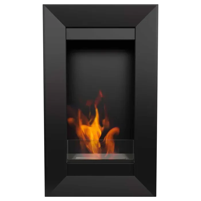 Camino a Bioetanolo da Parete 46×78 cm Flig Las Vegas 2 Nero - immagine 2