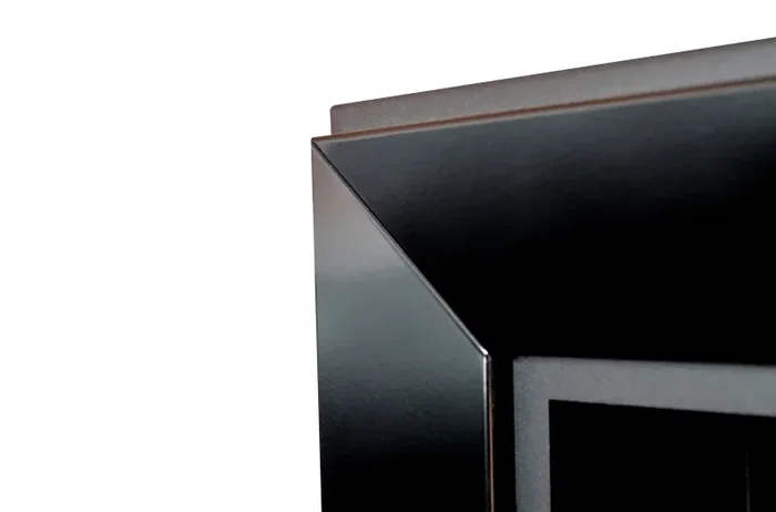 Camino a Bioetanolo da Parete 55×79 cm Frame 550 Nero - immagine 2