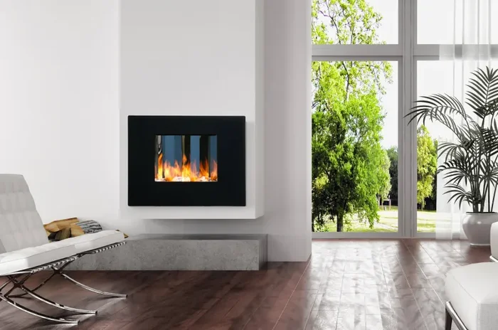 Camino a Bioetanolo da Parete 67×52 cm Vannini Gauguin Nero - immagine 2